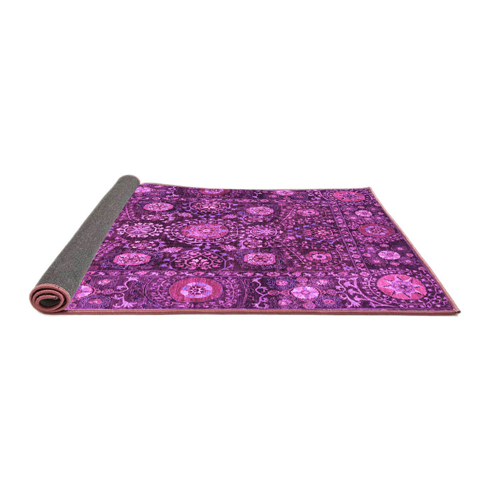 Sideview of Oriental Purple Traditional Rug, abs4066pur