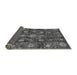 Sideview of Oriental Gray Traditional Rug, abs4066gry