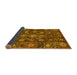 Sideview of Oriental Yellow Traditional Rug, abs4066yw