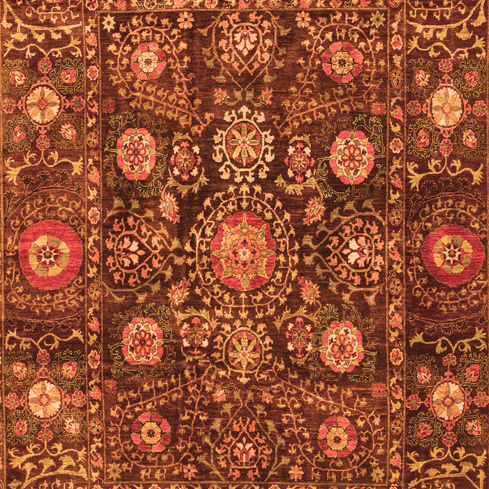 Oriental Orange Traditional Rug, abs4066org