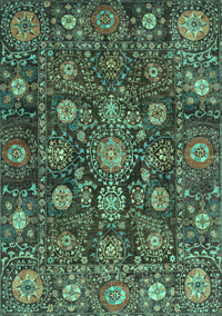 Oriental Turquoise Traditional Rug, abs4066turq