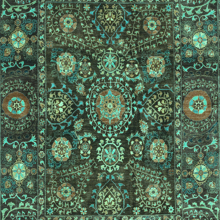 Oriental Turquoise Traditional Rug, abs4066turq