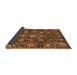 Sideview of Oriental Brown Traditional Rug, abs4066brn