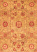 Abstract Orange Modern Rug, abs4067org