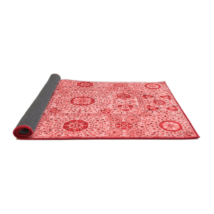 Abstract Red Modern Area Rugs