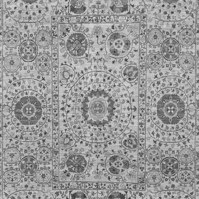 Machine Washable Abstract Gray Modern Rug, wshabs4067gry