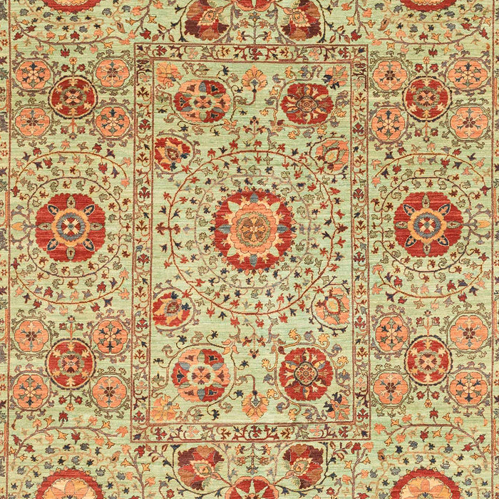 Machine Washable Abstract Red Rug, wshabs4067