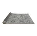 Sideview of Abstract Gray Modern Rug, abs4067gry