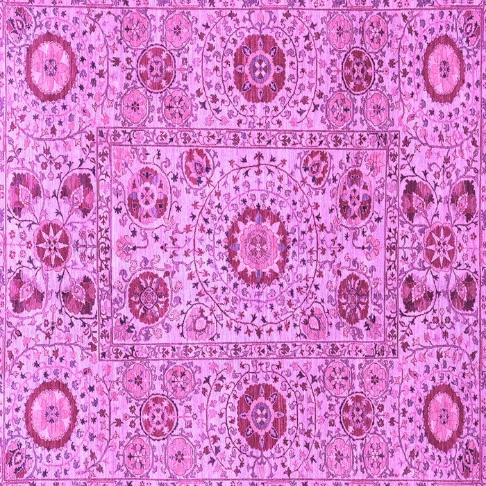 Square Abstract Purple Modern Rug, abs4067pur