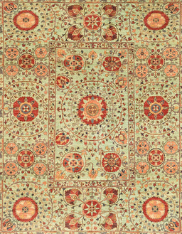 Abstract Red Modern Rug, abs4067