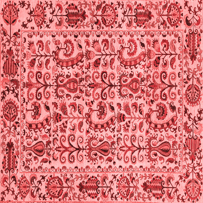 Machine Washable Abstract Red Modern Rug, wshabs4068red