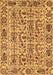 Abstract Brown Modern Rug, abs4068brn