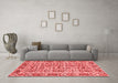 Modern Red Washable Rugs