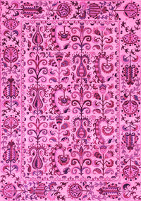 Abstract Pink Modern Rug, abs4068pnk