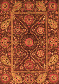 Oriental Orange Traditional Rug, abs4069org