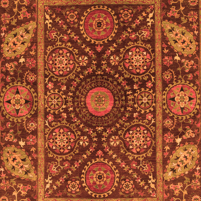 Oriental Orange Traditional Rug, abs4069org