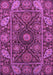 Machine Washable Oriental Purple Traditional Area Rugs, wshabs4069pur