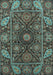 Oriental Light Blue Traditional Rug, abs4069lblu