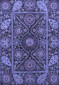 Oriental Blue Traditional Rug, abs4069blu