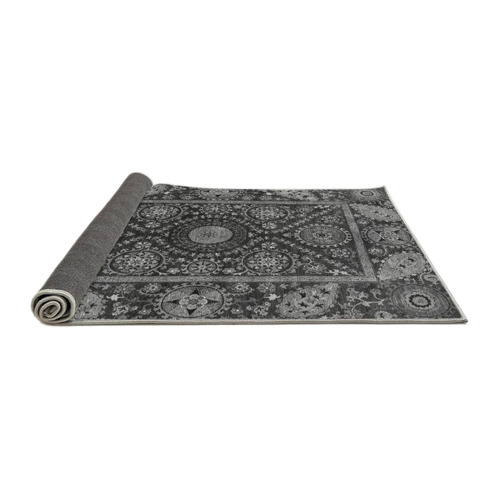 Sideview of Oriental Gray Traditional Rug, abs4069gry
