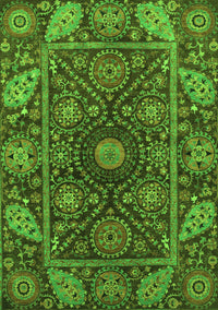 Oriental Green Traditional Rug, abs4069grn