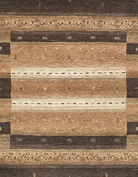 Machine Washable Abstract Sangria Brown Rug, wshabs406