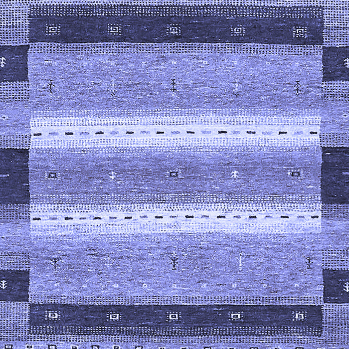 Machine Washable Abstract Blue Modern Rug, wshabs406blu