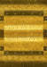 Abstract Yellow Modern Rug, abs406yw