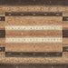 Square Abstract Sangria Brown Modern Rug, abs406