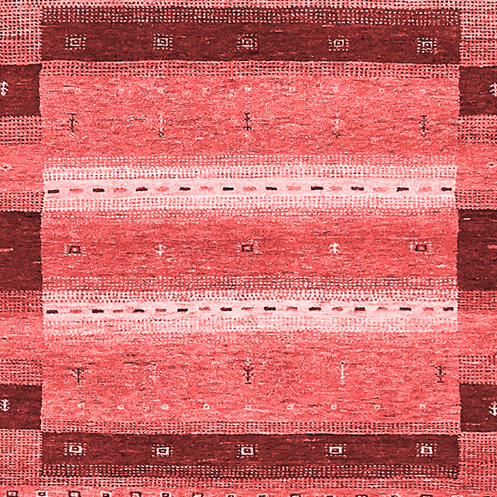 Machine Washable Abstract Red Modern Rug, wshabs406red