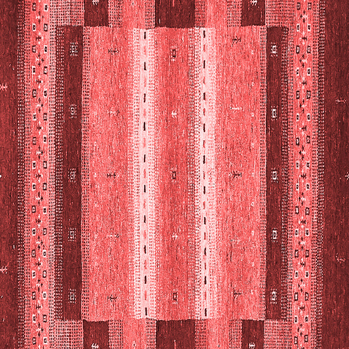 Machine Washable Abstract Red Modern Rug, wshabs406red
