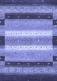 Abstract Blue Modern Rug, abs406blu