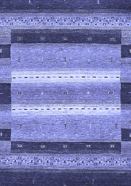 Abstract Blue Modern Rug, abs406blu
