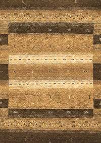 Abstract Brown Modern Rug, abs406brn