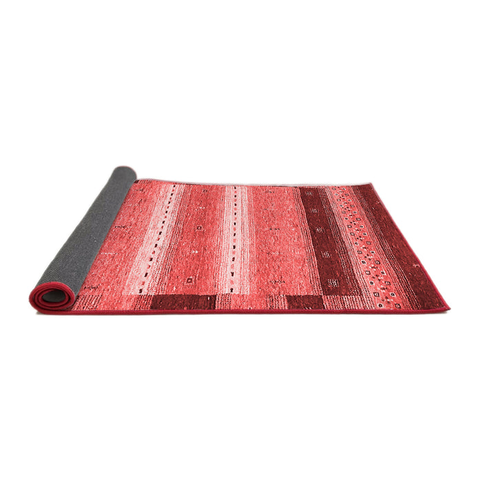 Abstract Red Modern Area Rugs