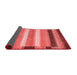 Abstract Red Modern Area Rugs