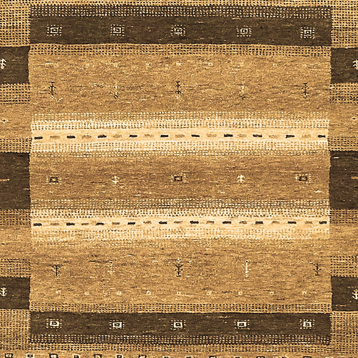 Machine Washable Abstract Brown Modern Rug, wshabs406brn
