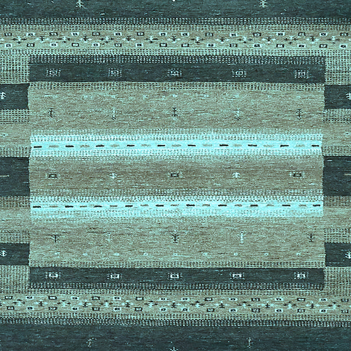 Square Machine Washable Abstract Light Blue Modern Rug, wshabs406lblu