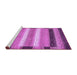 Sideview of Machine Washable Abstract Purple Modern Area Rugs, wshabs406pur