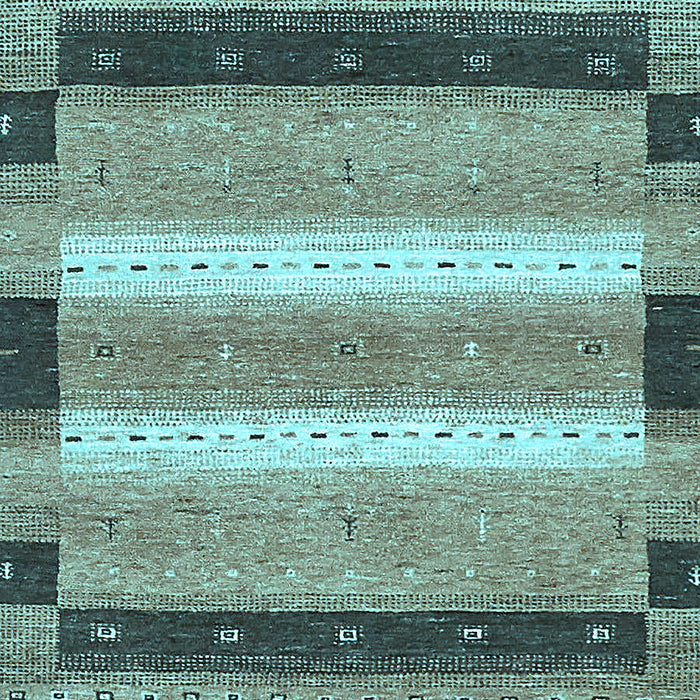 Machine Washable Abstract Light Blue Modern Rug, wshabs406lblu