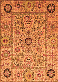 Abstract Orange Modern Rug, abs4070org