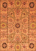 Abstract Orange Modern Rug, abs4070org