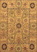 Abstract Brown Modern Rug, abs4070brn