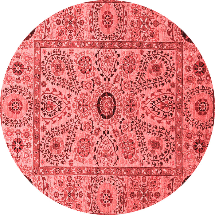 Machine Washable Abstract Red Modern Rug, wshabs4070red