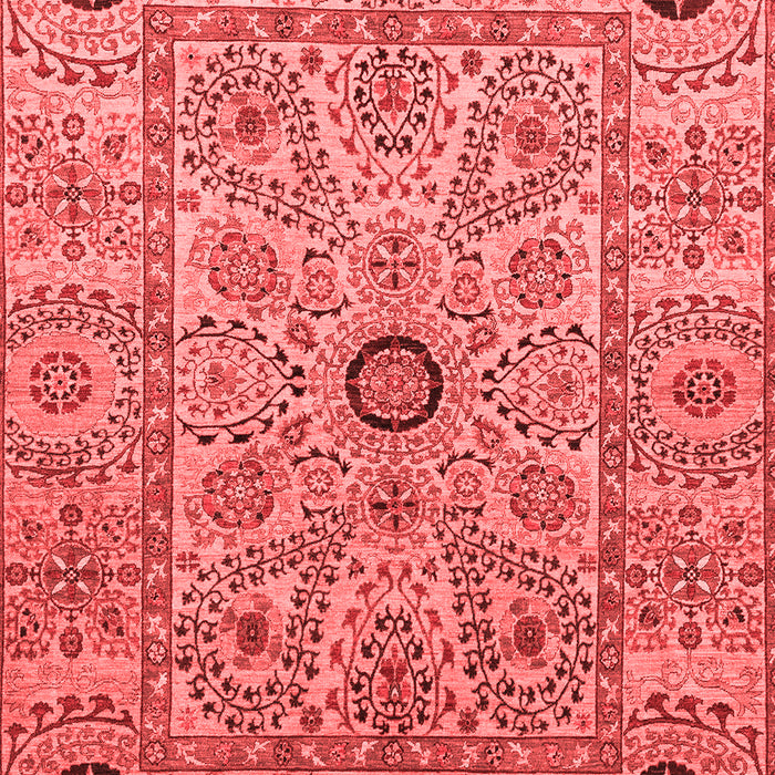 Machine Washable Abstract Red Modern Rug, wshabs4070red