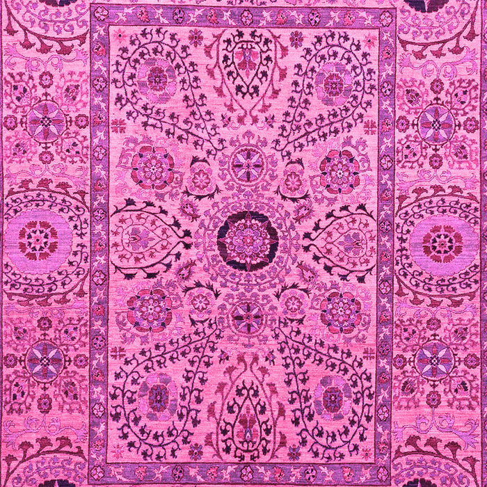 Machine Washable Abstract Pink Modern Rug, wshabs4070pnk