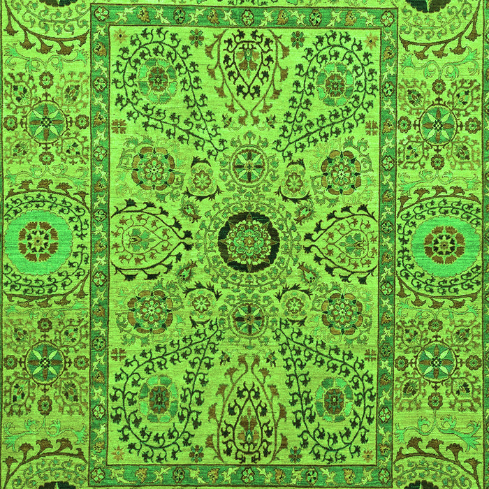 Abstract Green Modern Rug, abs4070grn