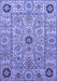 Abstract Blue Modern Rug, abs4070blu