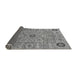 Sideview of Abstract Gray Modern Rug, abs4070gry