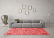 Modern Red Washable Rugs